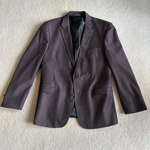 Tommy Hilfiger Wine Red Sports Coat Blazer - Picture 1 of 12